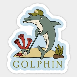 Golphin Sticker